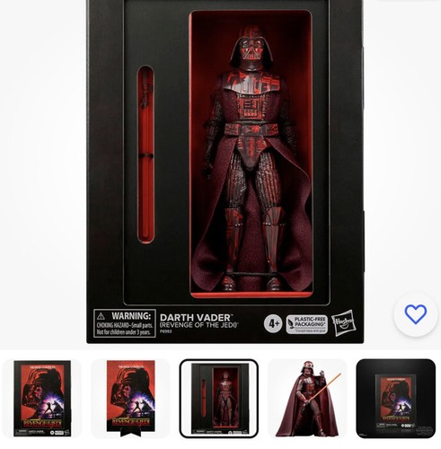 Star Wars Black Series Darth Vader (Revenge of the Jedi) Actionfigur Hasbro - Bild 3 von 9