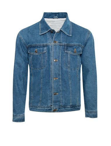 MEN'S DENIM JACKET SHERPA LINING - Picture 9 of 12