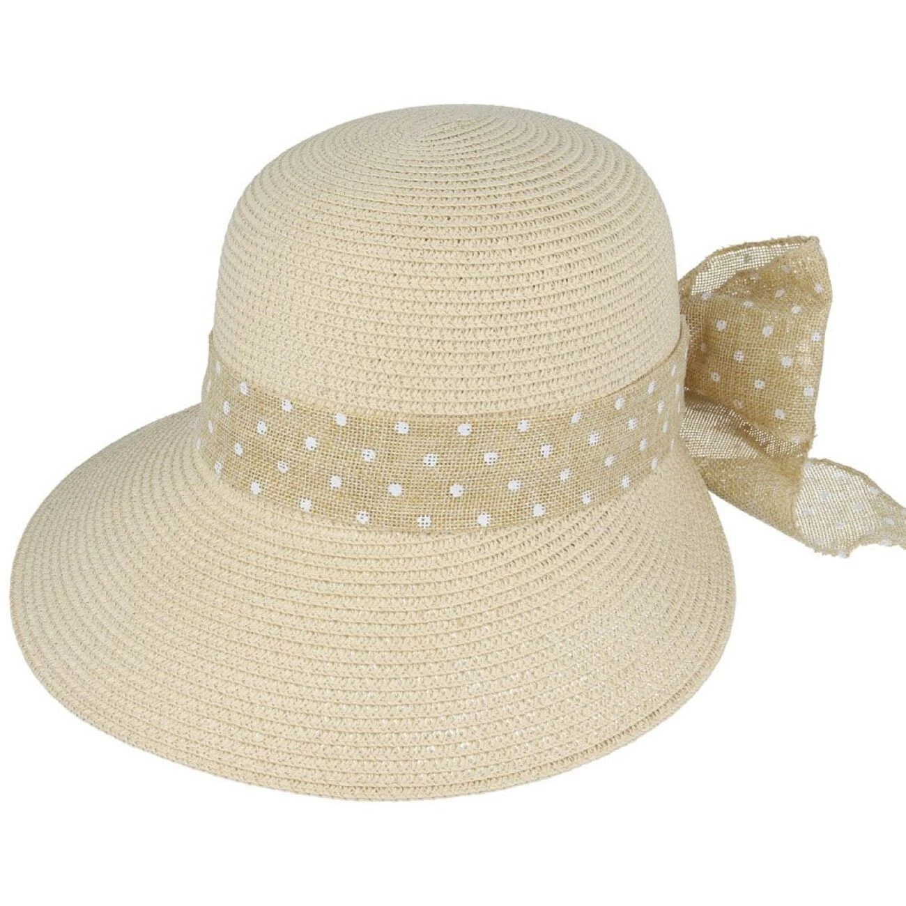 Cloche sun hat straw style downton abbey summer wide brim adjustable
Opens in a new window or tab