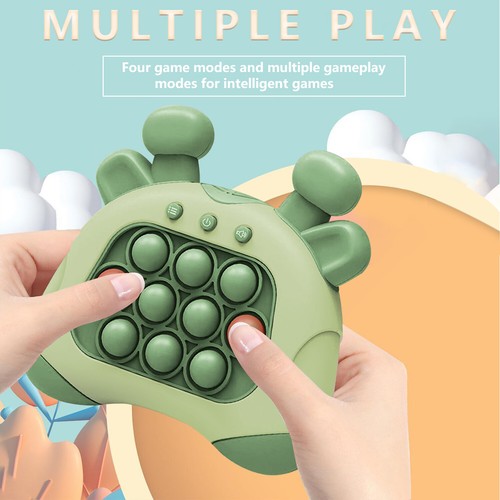 Quick Push Bubbles Game Console Decompression Whack-a-mole Fidget Sensory Toy US - Picture 12 of 25