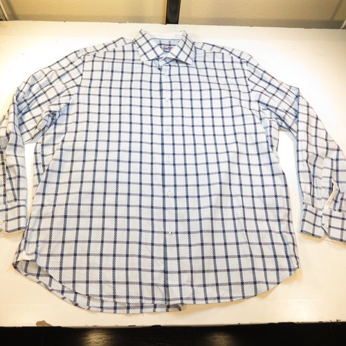 ROBERT GRAHAM DESIGNER LANGARMHEMD MIT KNÖPFEN Herren 18 46 XXL Blau - Bild 2 von 3