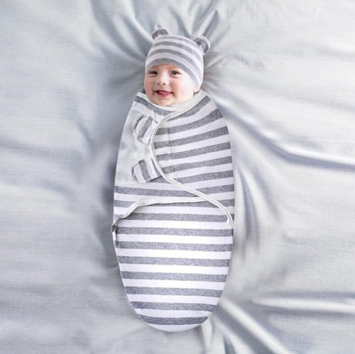 Hicarer 4 Pack Baby Swaddle Blanket with Hats Adjustable Infant Swaddle Wrap... - Picture 7 of 7