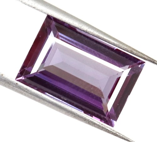 Brazil Alexandrite Color Change Baguette Cut CERTIFIED Loose Gemstone 8.75 Ct - Picture 7 of 8