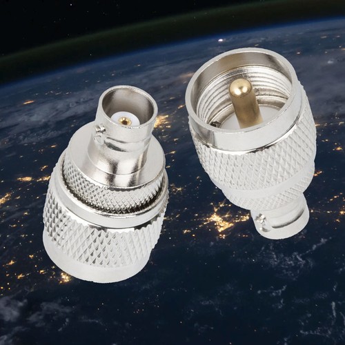 2 x BNC Female to UHF Male adapter compatible with BNC and UHF interfaces - Zdjęcie 13 z 14