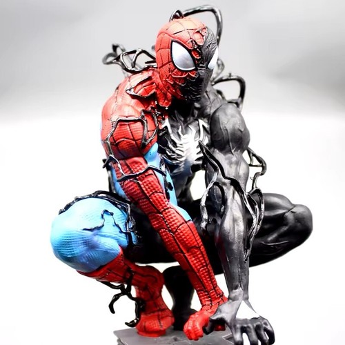 Action Figure Spiderman E Venom Videogame Marvel Avengers 38cm Simbionte New - Foto 8 di 12