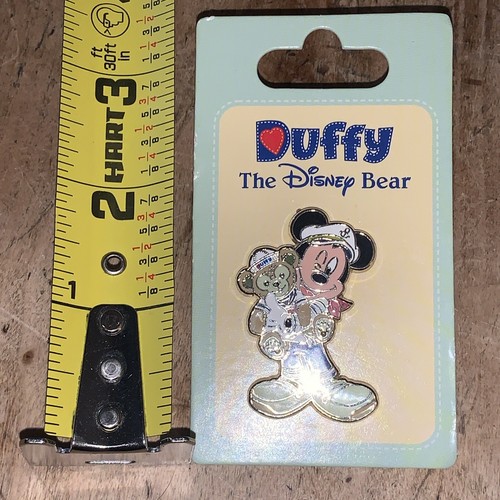 1 1/2" Pin Trading Duffy The Disney Beach Sailor Mickey Mouse Holding Teddy Bear