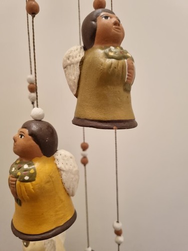 Windspiel, Mobile, Engel, Weihnachten, Keramik, handmade in Peru