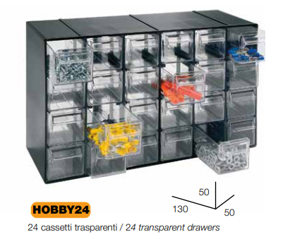 ARTPLAST Cassettiera portaminuteria Hobby24 - Foto 1 di 1