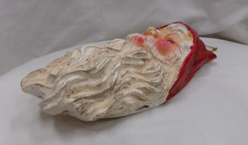 Vintage Silvestri Santa Head Christmas Tree Ornament - Picture 3 of 6