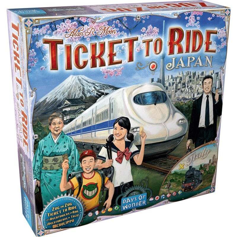 Les Aventuriers du Rail Japon Italie, extension jeu de société plateau Days of Wonder
