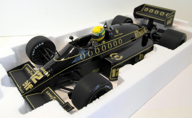 ミニカー MINICHAMPS LOTUS AYRTON SENNA 1986 18/1 1/18 Minichamps Ayrton Senna 1986 'JPS' conversion Lotus 98T