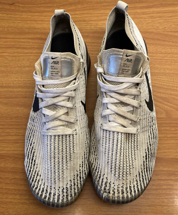 Nike Air Vapormax Flyknit 3 Zebra White Black Size 15 Nike Air Vapormax Flyknit 3 Zebra White Black Size 15