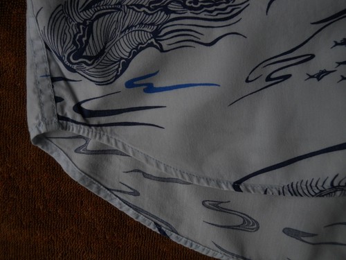 Camisa clásica para hombre XL antigua marina calce ajustado manga corta abotonada pecho 50 vela - Imagen 7 de 9