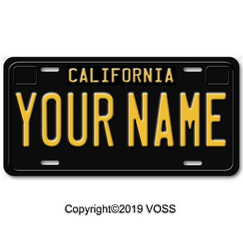 1960 California QUALSIASI TESTO Personalizzata Personalizzata Alluminio PIATTA Targa - Foto 4 di 6