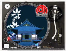 Japanese Shinto Shrine - 7"-12" DJ slipmat for LP turntable record player 