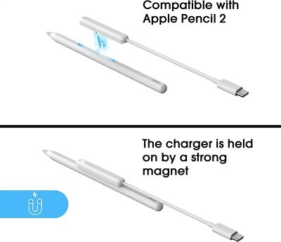 External Charger Charging Cable For Apple Pencil 2nd Generation