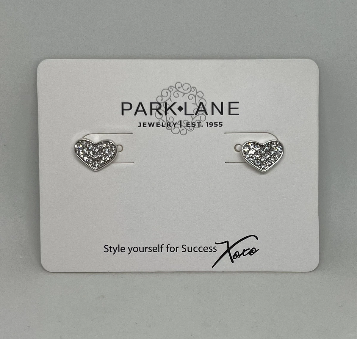 NEW Park Lane Jewelry DAINTY Earrings Silver Heart Pierced Post