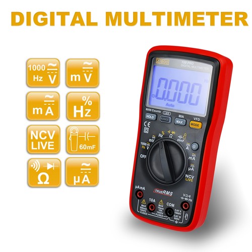 Multímetro digital ZIBOO 15B PRO True RMS ✦KD - Imagen 8 de 8