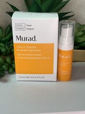 MURAD Vita-C Glycolic Brightening Serum 0.17oz 5ml Mini Travel Sz New In Box