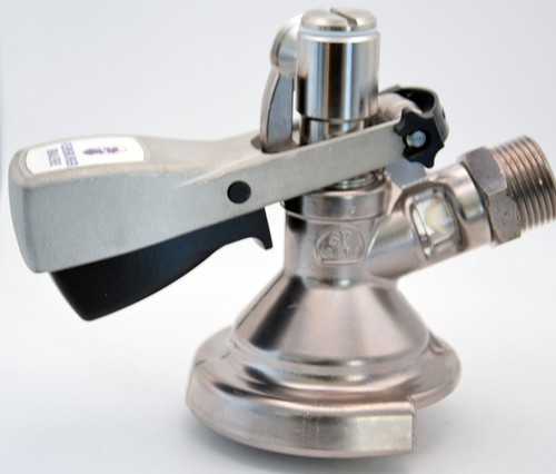 Neu Bier Zapfkopf Thekenanstich 90° Typ A Flach 3/4"  Keg Verschluss Micro Matic - Bild 3 von 9