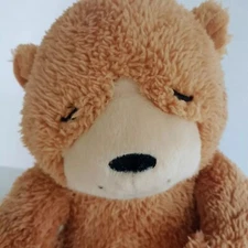 Kohls Cares Sleep Tight Sleepy Bear Plush Embroidered Eyes Mouth Nose NO BUTTONS