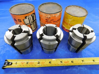 SET OF 3 BALAS / SANDVIK C12 COLLETS 25/32'' 1'' 1 5/32'' .78125 1.0 1.15625