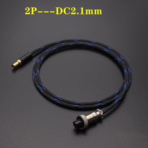 Power Supply DC Cable GX16 2Pin to 5.5x2.1mm / 2.5mm for HI-FI Linear PSU LPS - Picture 3 of 11