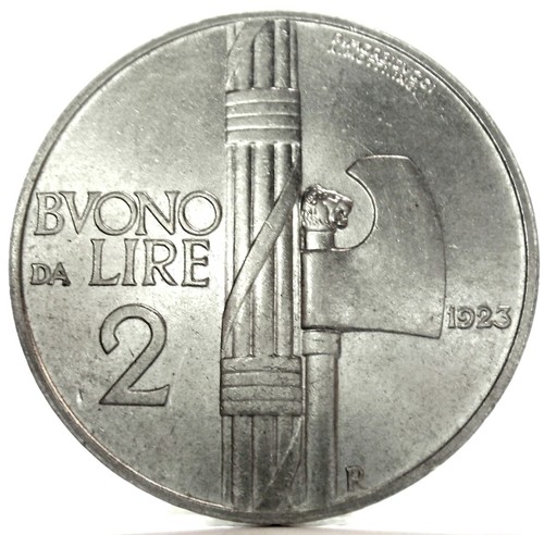 SAVOIA-Vittorio Emanuele III (2 Lire 1923 Buono) - Picture 4 of 12