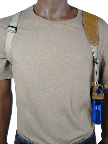 NEW Barsony Olive Drab Leather Shoulder Holster Paraordnance Full Size 9mm HOR - Picture 2 of 8