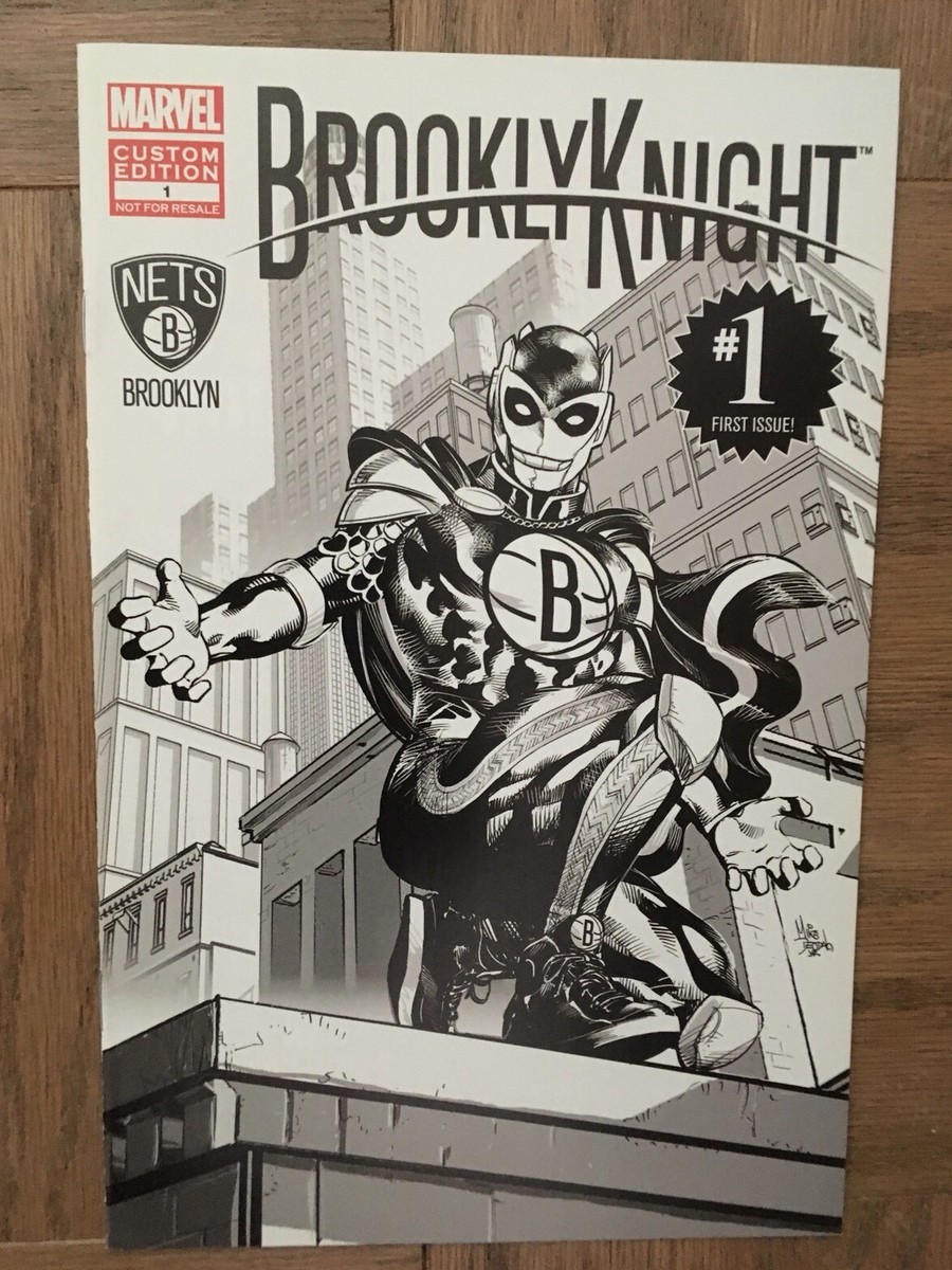 BROOKLYN NETS KNIGHT COMIC BOOK SGA MARVEL ISSUE 1 1ST
