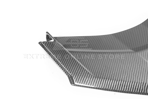 For 20-Up Corvette C8 Coupe | GM Style CARBON FIBER Rear Lower Window Trim Kit - Picture 9 of 12