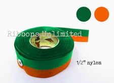 Fits 1/2" Green/Orange Replacement Nylon Typewriter Ribbon 13YDS w/eyelets NEW