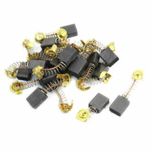 10 x Power Tool 13mm x 6mm x 7mm Carbon Motor Brushes Black 10 x Power Tool 13mm x 6mm x 7mm Carbon Motor Brushes Black