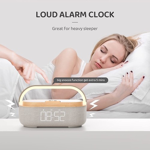 15W Wireless Charger For iPhone-Bluetooth Speaker-FM Radio-Alarm Clock-US - Photo 3 sur 14