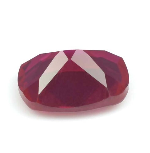 AAA 6.55 Ct Natural Mozambique Blood Red Ruby Cushion Cut Loose Gemstone - Picture 5 of 5