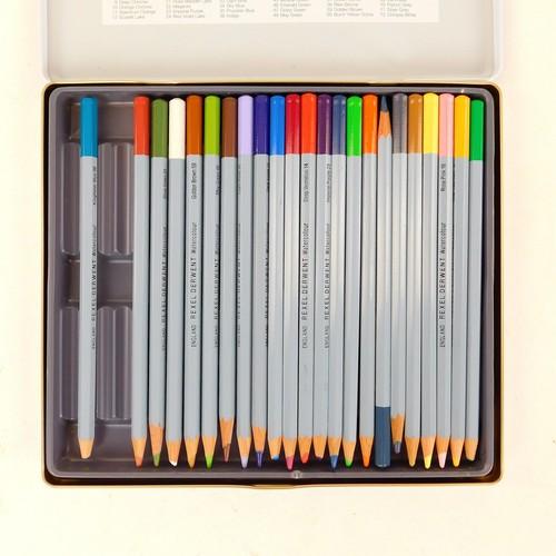 Set matite Rexel Derwent Water Colour 23 di 24 in latta originale vari colori - Foto 3 di 6