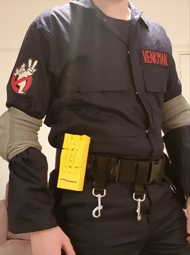 Ghostbusters 2 Costume Overalls - movie uniform - navy blue coveralls - 第 4/5 張圖片