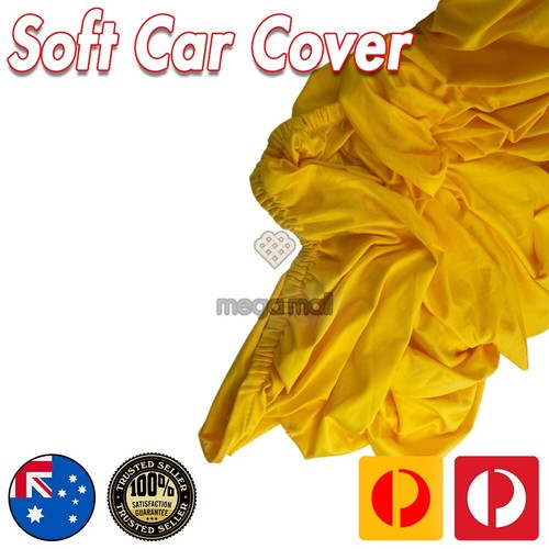Spandex Car Cover for Holden Commodore UTE SS V SV6 HSV Maloo SV5000 YELLOW Soft - Picture 6 of 12