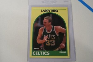 1989 Hoops Larry Bird Yellow Border #6