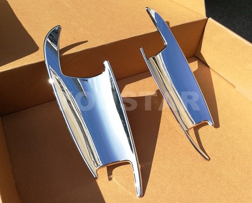 USA STOCK ROYAL CHROME Door Handle Cups Bucket Covers Mercedes E Coupe C207 A207 - Picture 4 of 4