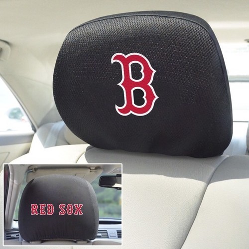 Boston Red Sox Head Rest Cover 2PC Set by FANMATS - Picture 1 of 2