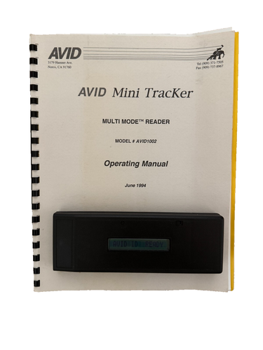 Avid Mini TracKer I - Microchip Reader Minitracker 1002