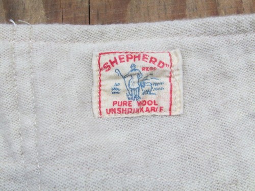 Vintage 1930s Shepherd Pure Wool Thermal Underwear Shorts Antique 23" Length - Picture 4 of 10
