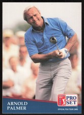 1991 Pro Set PGA Tour Arnold Palmer Golf Card #220