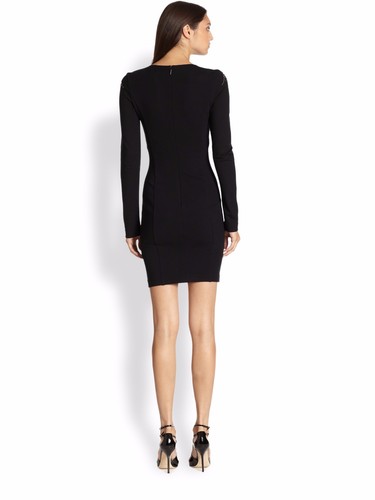 Roberto Cavalli schwarz Perlenrand Mantel Kleid IT 38 Neu mit Etikett - Bild 2 von 3