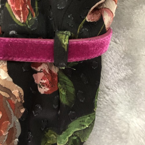 Review Australia Antoinetta Dress Size 6 Black Pink Floral Fit & Flare RRP $279 - Picture 8 of 20