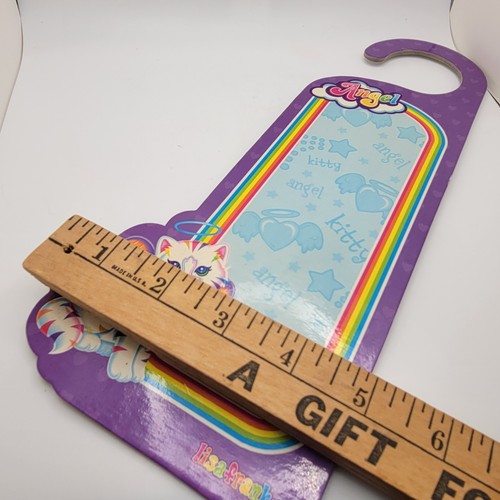 Vintage Lisa Frank Angel Kitty Door Hanger Dry Erase Notes Board Cat Rainbow - Picture 8 of 8