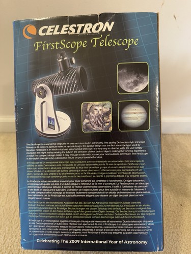 Celestron FirstScope Telescope Tabletop Model #21024 76mm Dobsonian Reflector - Picture 8 of 9