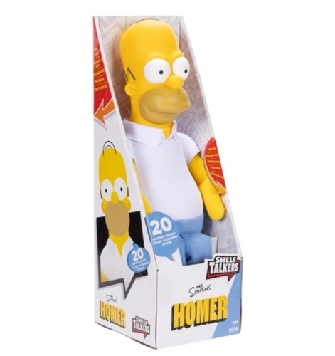 The Simpsons - Homer Simpson Shelf Talkers 12" Talking Doll "New" - Picture 2 of 4