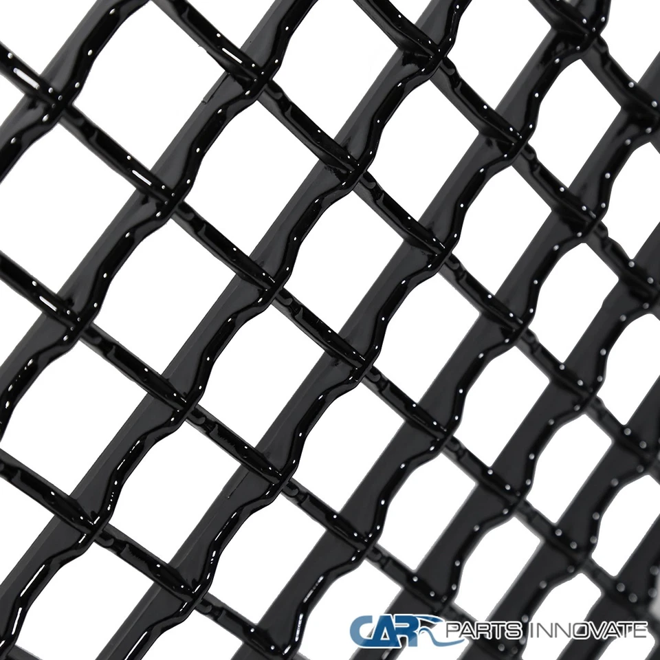 Fits Chevy 07-13 Silverado 1500 Pickup Black Mesh Front Bumper Hood Grille Grill Foto 4 de 4